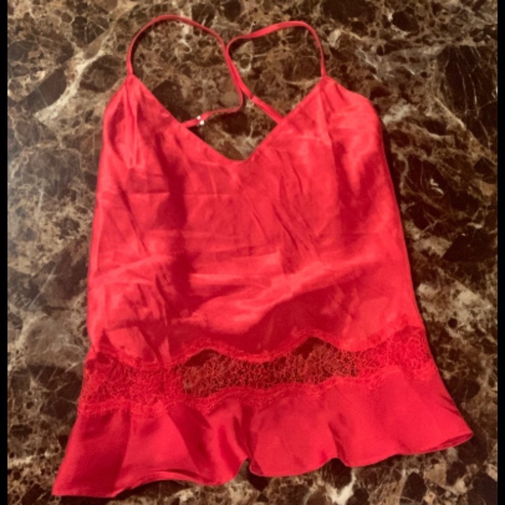 Victoria's Secret Red Lingerie Outfit